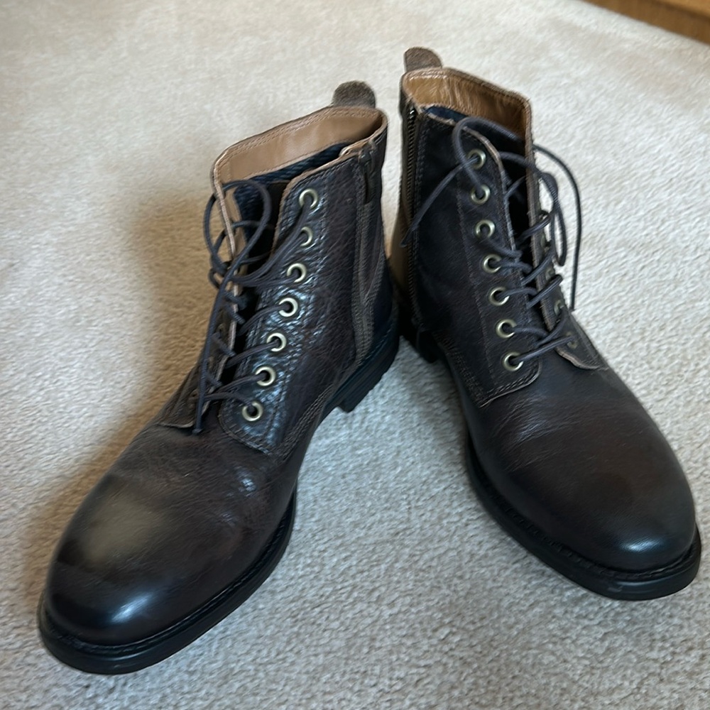 Clark’s Faulkner Rise walnut leather size 10